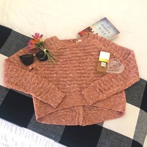 Anthropologie Cropped Sweater